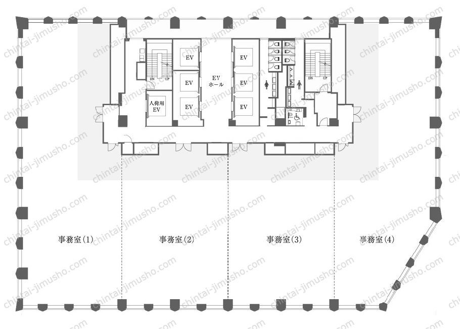 三会堂ビルの間取図