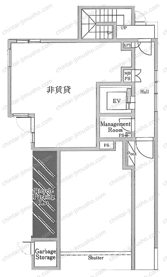 n-flatの間取図