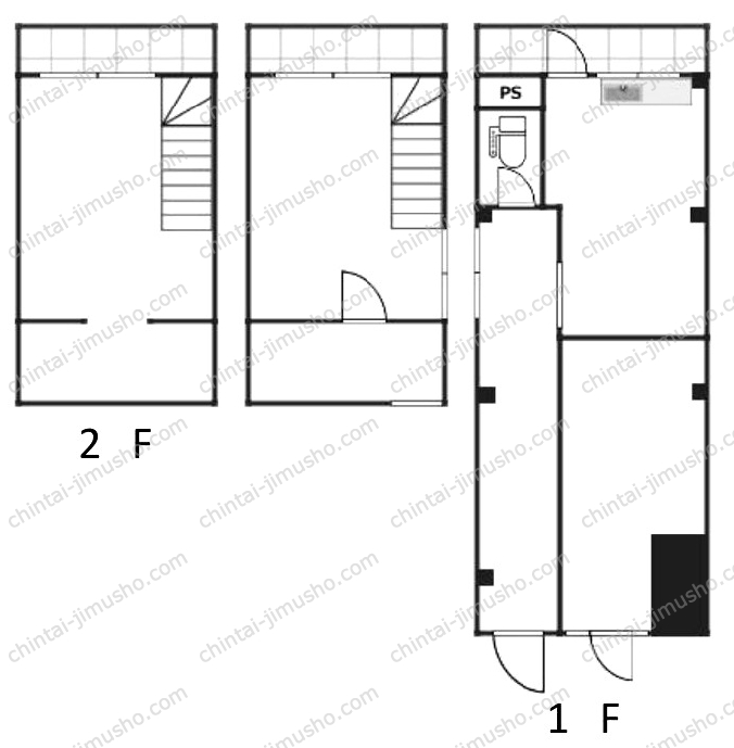 小山4丁目店舗の間取図