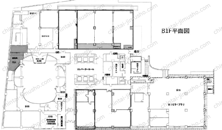 機械振興会館の間取図