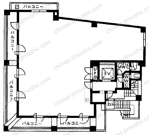 第1三倉ビルの間取図