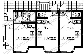 ユナイト南太田ジヴェルニーの間取図