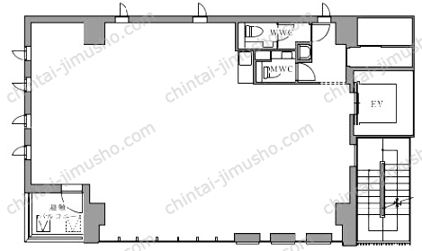 GINZAカムイビルの間取図