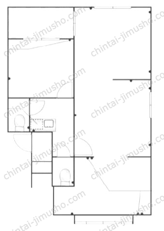 セゾナ西新宿の間取図