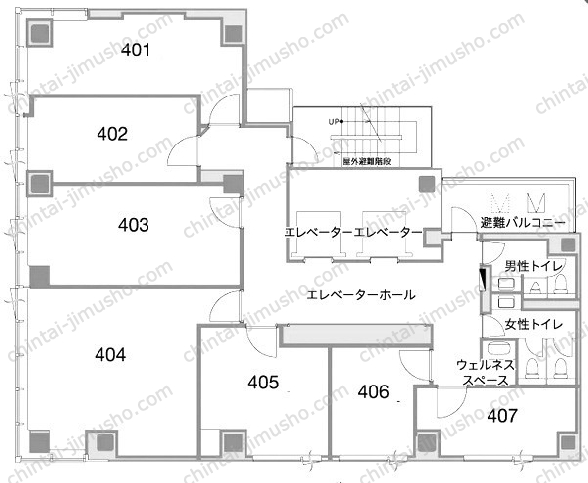 H1O芝公園の間取図