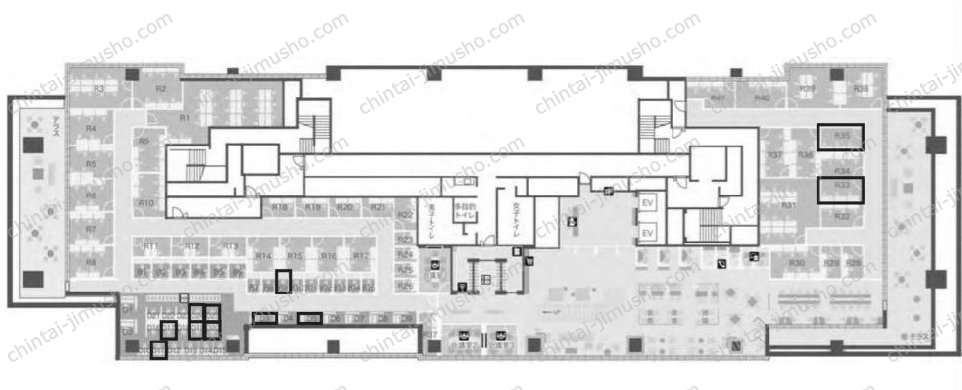 渋谷ソラスタ／ビジネスエアポート渋谷南平台の間取図