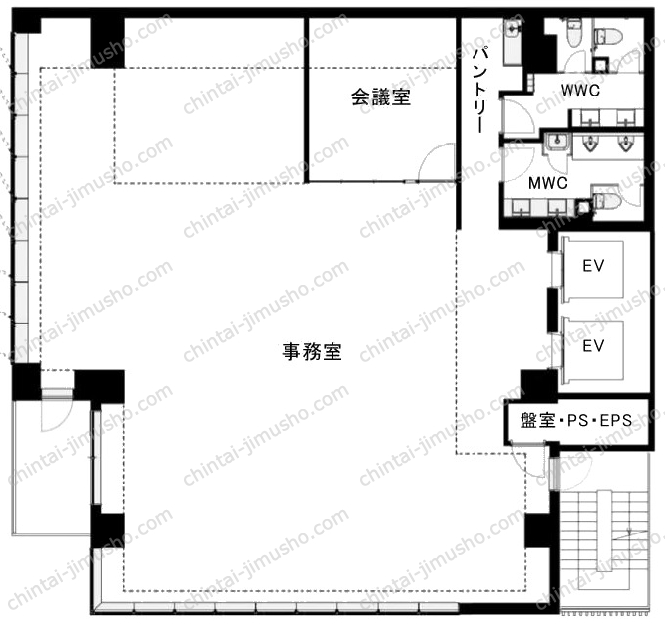 Time With新日本橋（日本橋本町4丁目ビル）の間取図