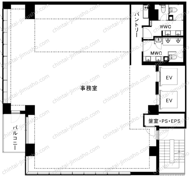 Time With新日本橋（日本橋本町4丁目ビル）の間取図