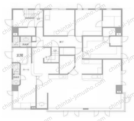 （仮称）大森北6丁目貸店舗事務所の間取図
