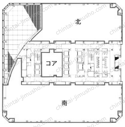 晴海アイランドトリトンスクエアオフィスタワーXの間取図