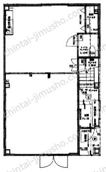 西ヶ原2丁目貸店舗の間取図