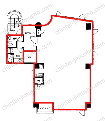 渋谷第2TYビルの間取図