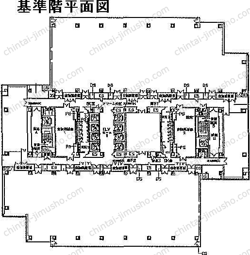 文京グリーンコートセンターオフィスの間取図