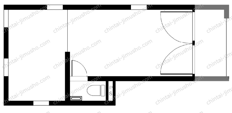 （仮称）下馬1丁目貸店舗事務所の間取図
