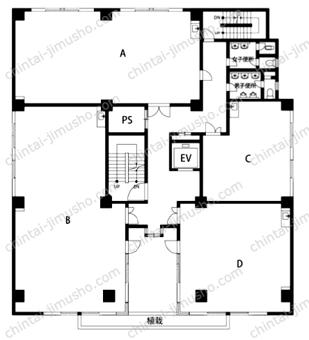 柳田ビルの間取図
