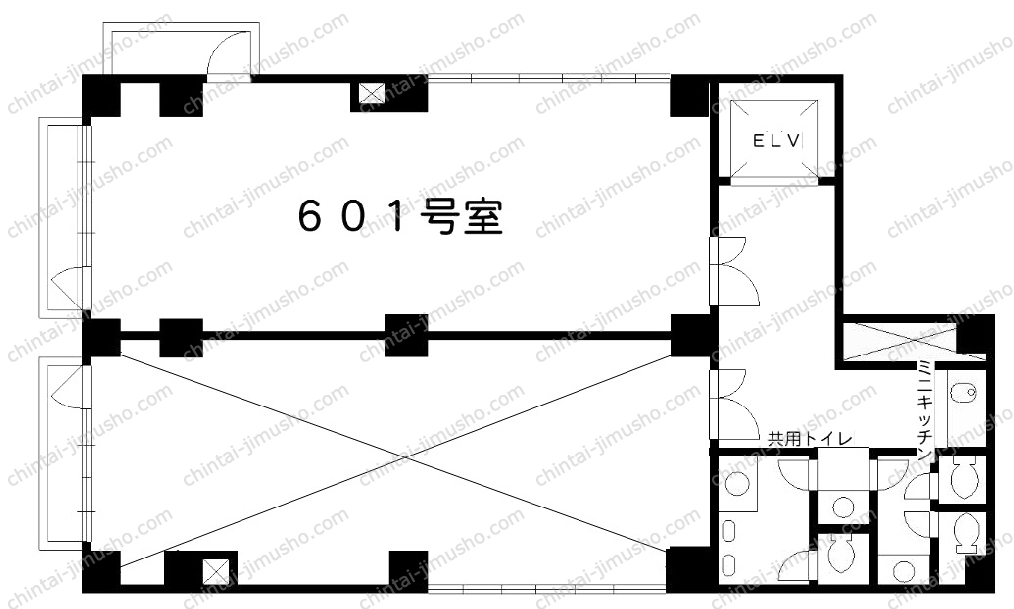 ヴァルス山下町ビルの間取図