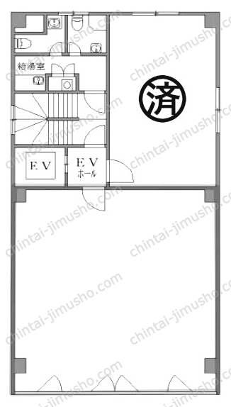 井門茅場町ビルの間取図