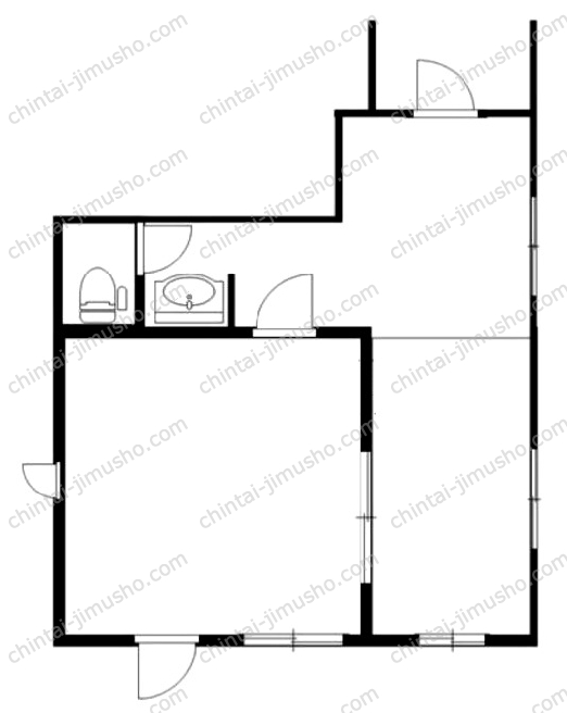 西中延3丁目貸事務所の間取図