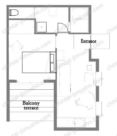 THE STANDARD APARTMENTの間取図