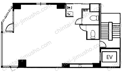 玉屋ビルの間取図