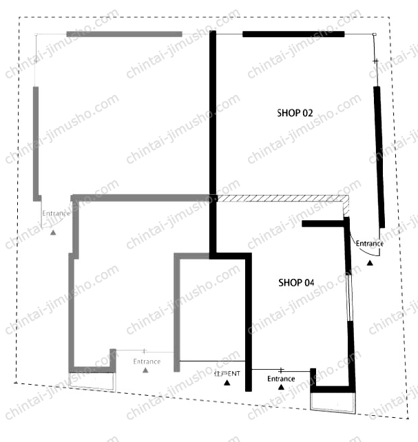 ヤネコテラスの間取図