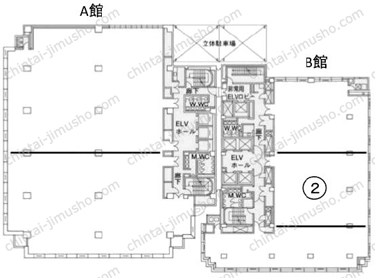 新横浜TECHビル B館の間取図