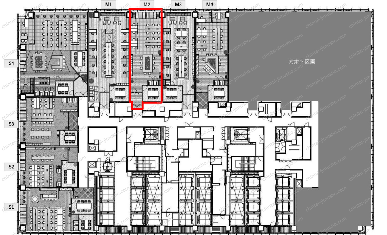 TOFROM YAESU TOWER（トフロムヤエスタワー）／EXEVIA TOKYO YAESUの間取図