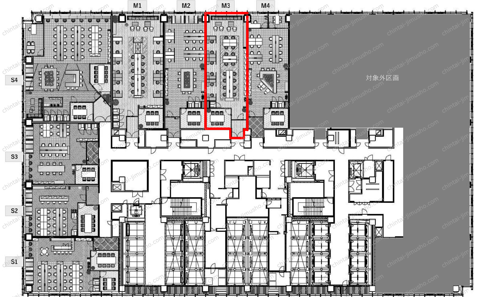 TOFROM YAESU TOWER（トフロムヤエスタワー）／EXEVIA TOKYO YAESUの間取図
