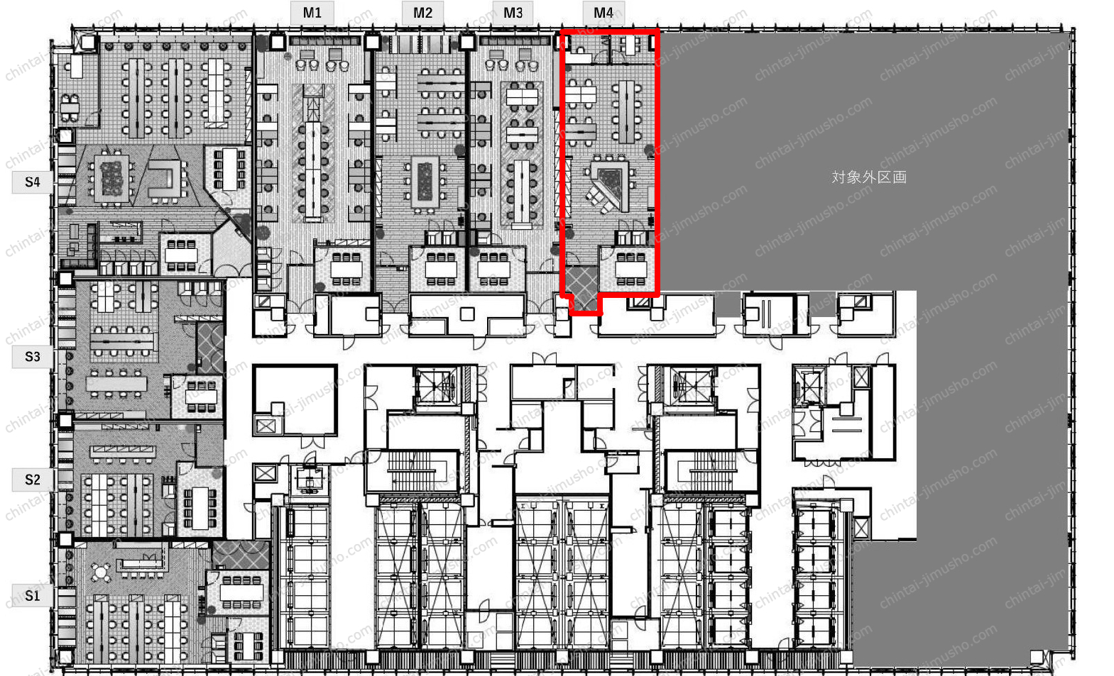 TOFROM YAESU TOWER（トフロムヤエスタワー）／EXEVIA TOKYO YAESUの間取図