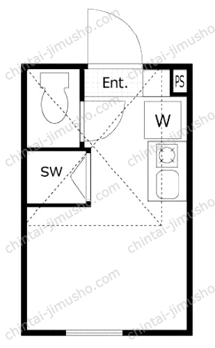 ココパレスの間取図