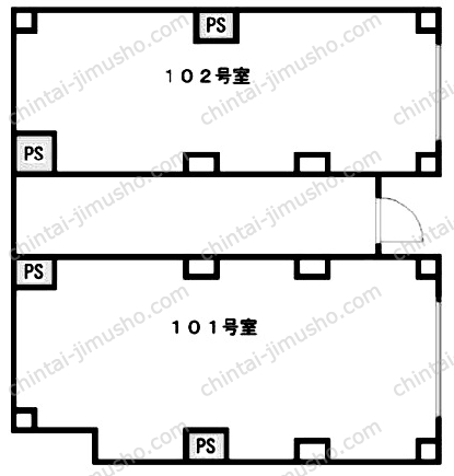 B＋（ビープラス）の間取図