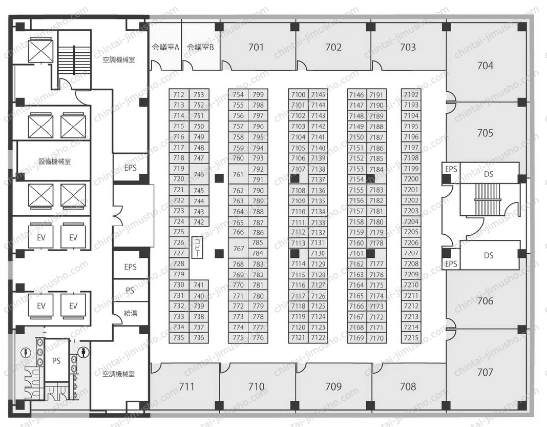 天王洲ファーストタワー／天翔オフィス 天王洲ファーストタワーの間取図