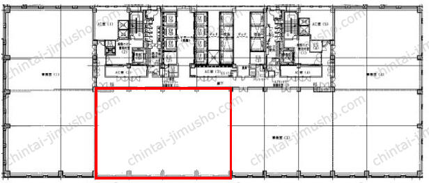 ダイバーシティ東京オフィスタワーの間取図