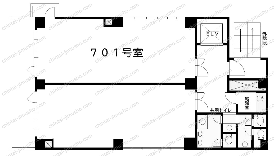 ヴァルス山下町ビルの間取図