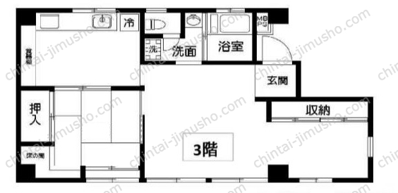 中山ビルの間取図