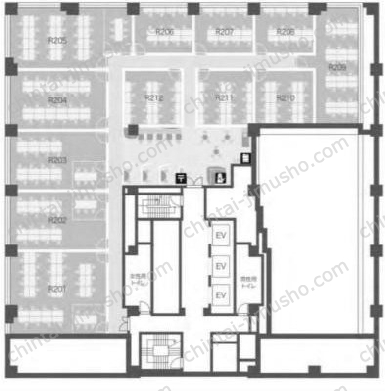 恵比寿ビジネスタワー／ビジネスエアポート恵比寿の間取図