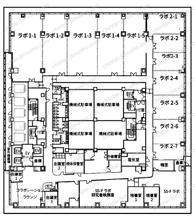 BASEGATE横浜関内タワー／（仮称）三井リンクラボ横浜関内の間取図