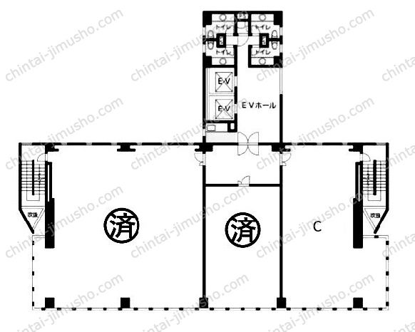ハラダ旭町ビルの間取図