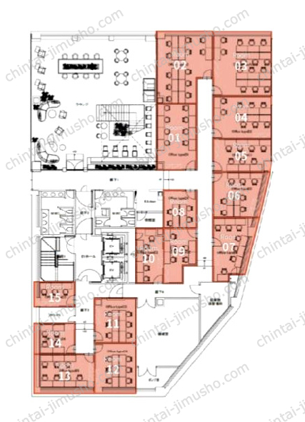 X-BASE SHIBUYAの間取図