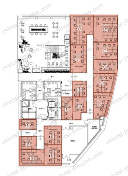 X-BASE SHIBUYAの間取図