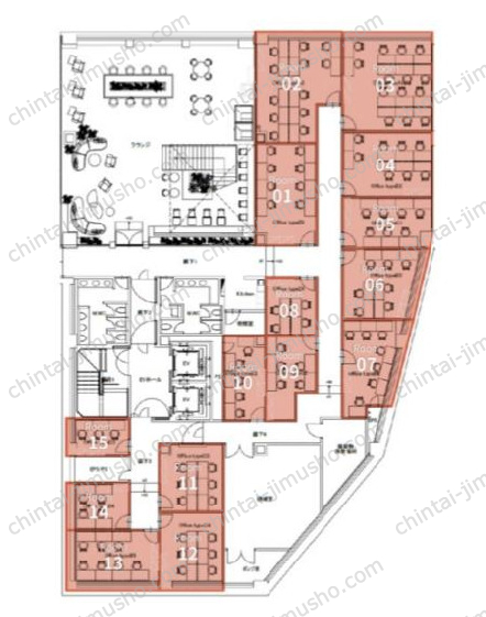 X-BASE SHIBUYAの間取図