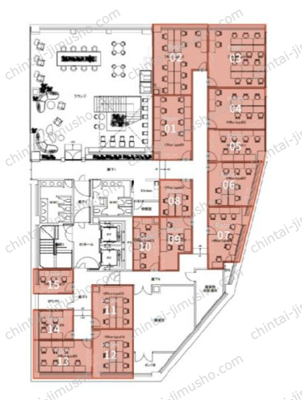 X-BASE SHIBUYAの間取図