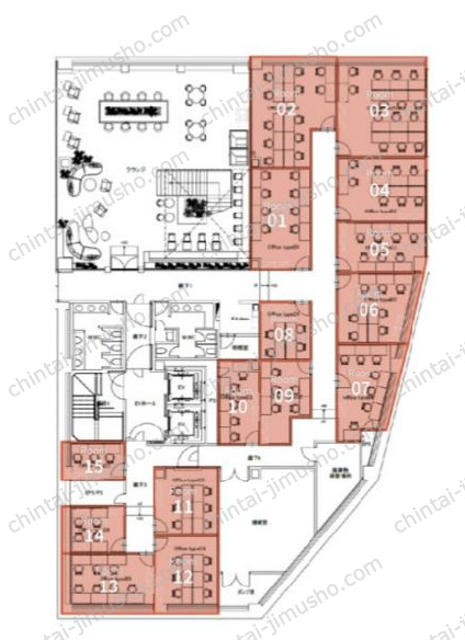 X-BASE SHIBUYAの間取図