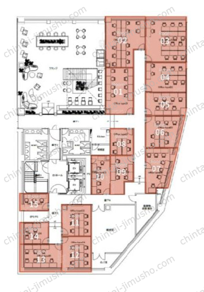 X-BASE SHIBUYAの間取図
