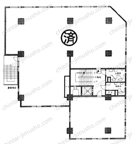 新々会館ビルの間取図