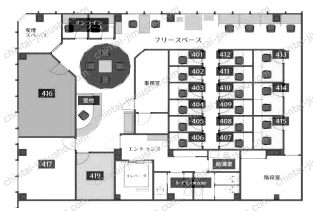 兜町第六葉山ビル／METSオフィス日本橋兜町の間取図