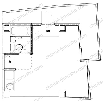 安住ビルの間取図