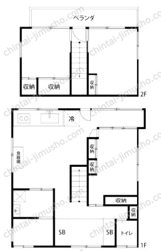 八王子市戸建の間取図