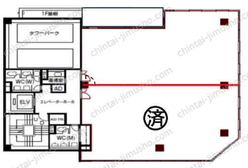 横浜弁天通第一生命ビルの間取図