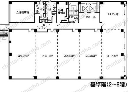 川越第一生命ビルの間取図